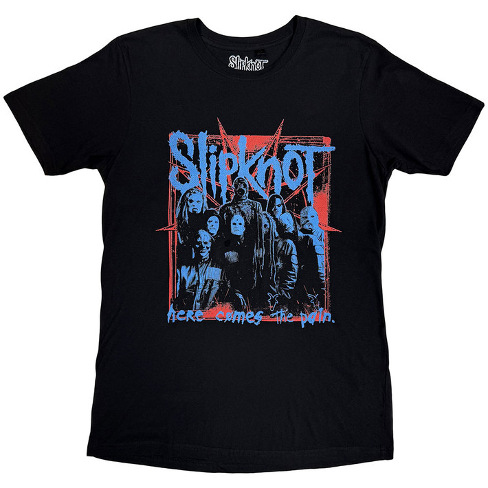 Slipknot 'Here Comes The Pain' (Black) T-Shirt