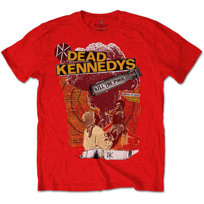 Dead Kennedys 'Kill The Poor' (Red) T-Shirt