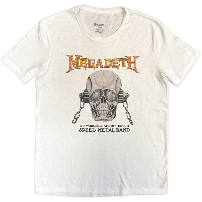 Megadeth 'Speed Metal' (White) T-Shirt