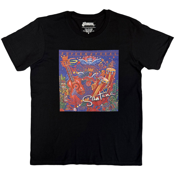Santana 'Supernatural' (Black) T-Shirt