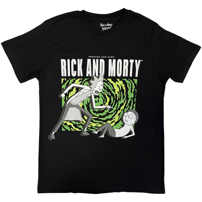 Rick And Morty 'Vortex' (Black) T-Shirt