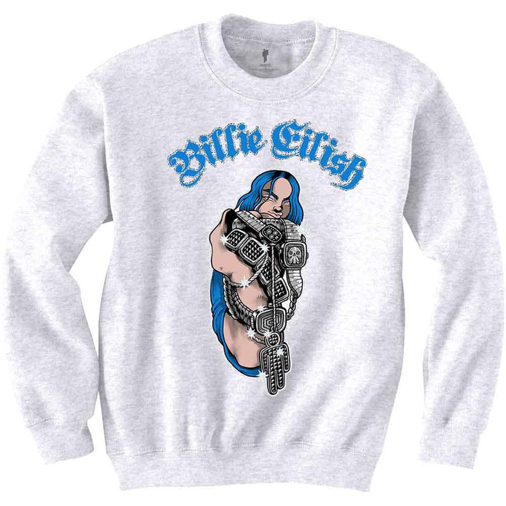 Billie Eilish 'Bling' (White) Sweatshirt