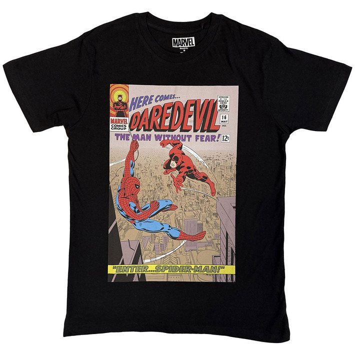 Daredevil 'Enter Spider-Man' (Black) T-Shirt