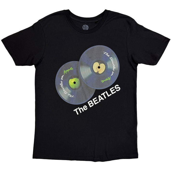 The Beatles 'The Beatles On Apple' (Black) T-Shirt