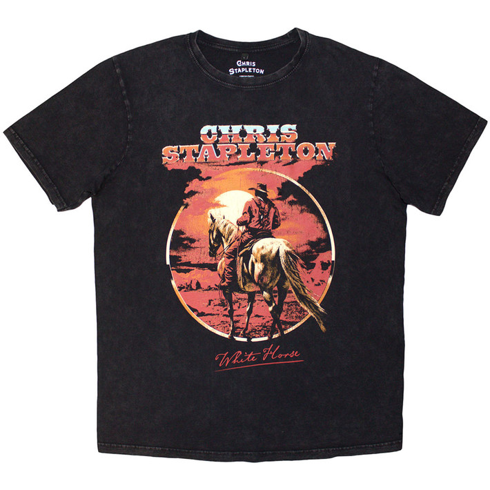 Chris Stapleton 'White Horse' (Stone Wash) Limited Edition T-Shirt