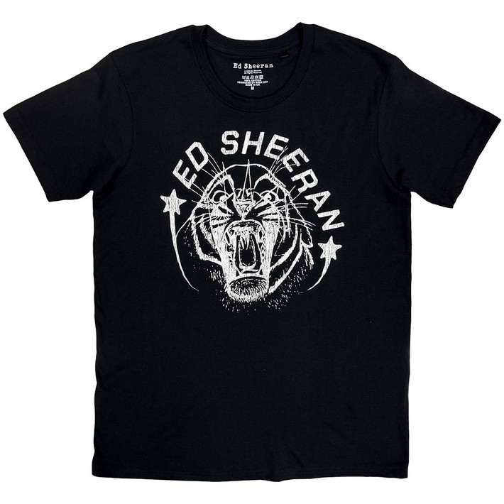 Ed Sheeran 'Tiger' (Black) T-Shirt