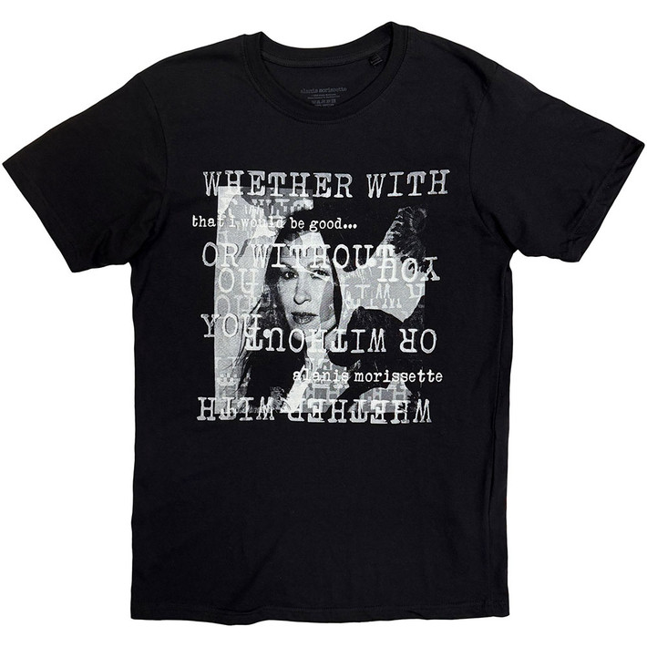 Alanis Morissette 'Whether With' (Black) T-Shirt