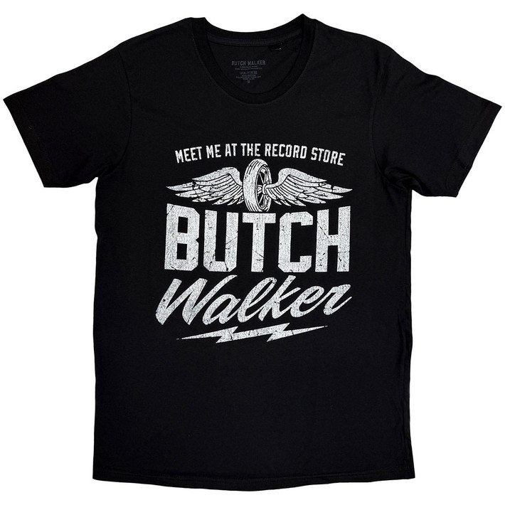Butch Walker 'Wings Wheel' (Black) T-Shirt