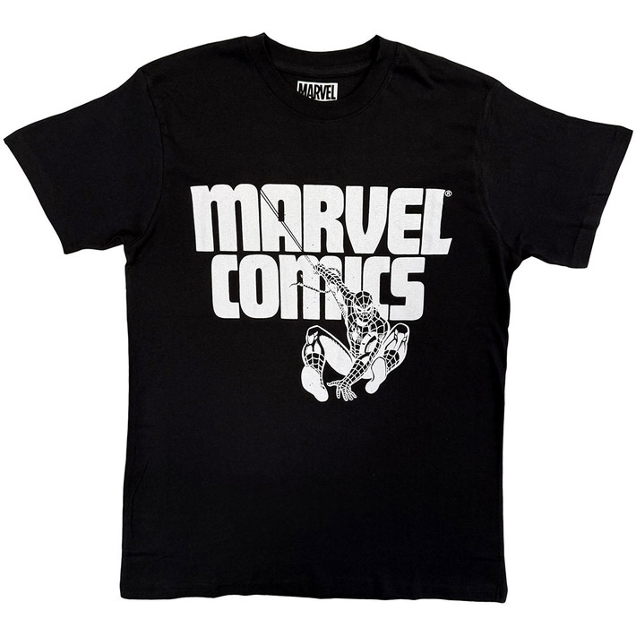 Spider-Man 'Marvel Comics' (Black) T-Shirt