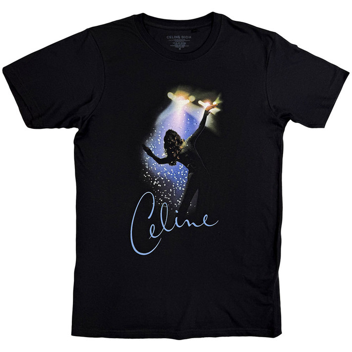 Celine Dion 'Spotlight' (Black) T-Shirt