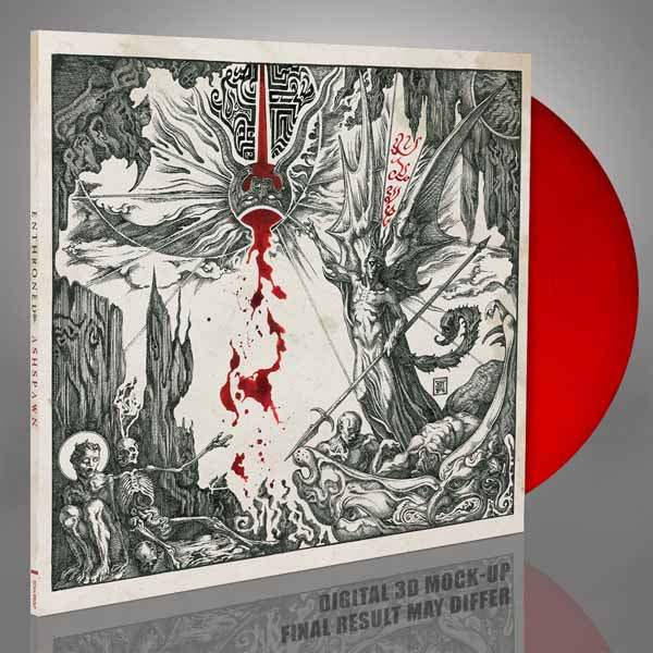 Enthroned 'Ashspawn' LP Red Vinyl