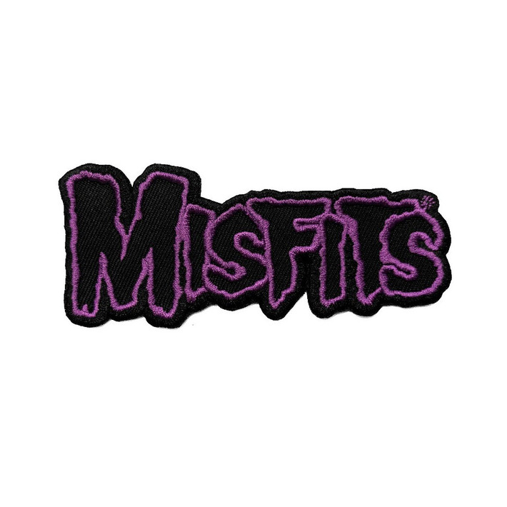Misfits 'Purple Border Logo' Iron On Patch