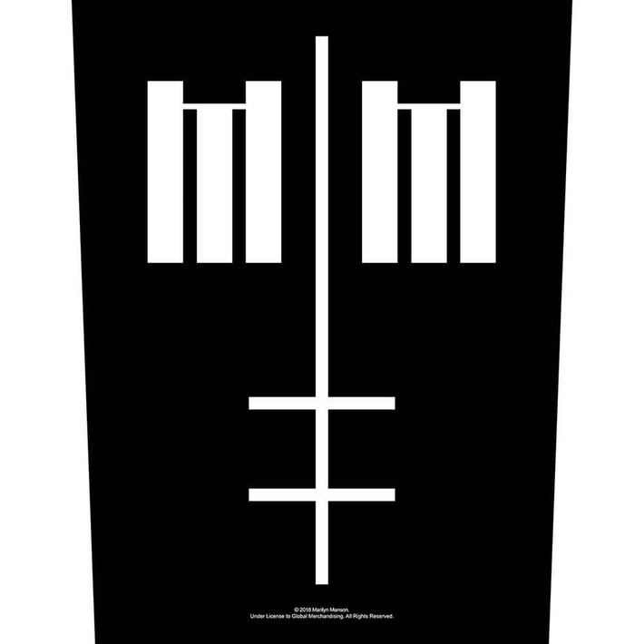 Marilyn Manson 'Cross Logo' Back Patch