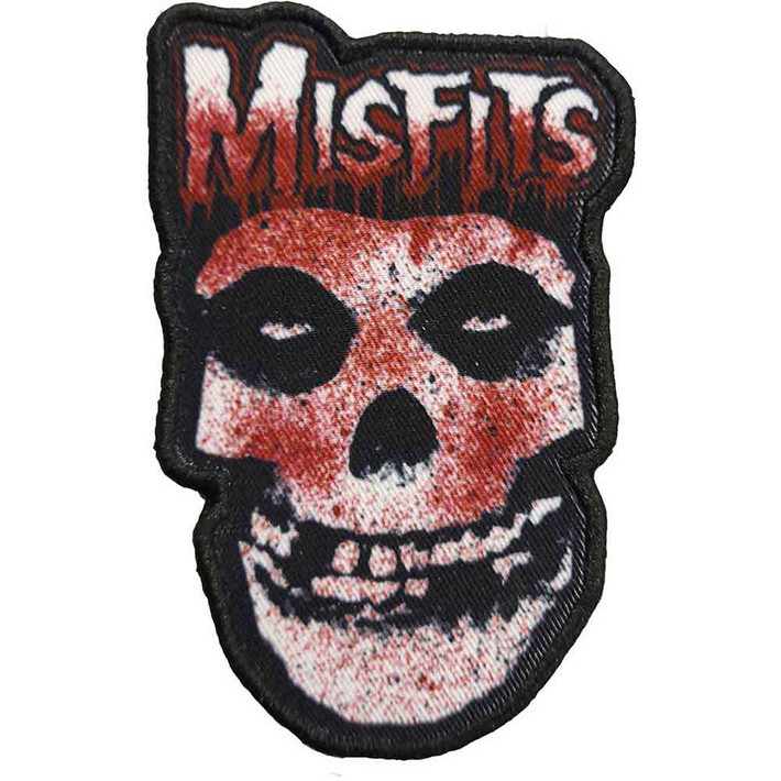 Misfits 'Blood Drip Skull' Iron On Patch