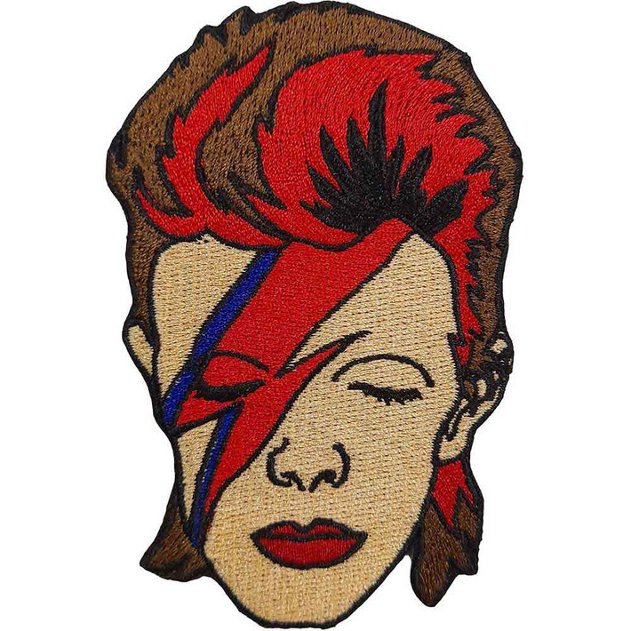 David Bowie 'Ziggy Face' Iron On Patch