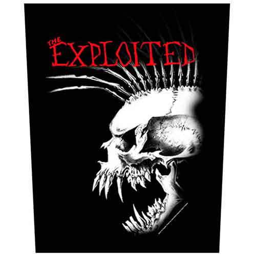 The Exploited 'Bastard Skull' Back Patch