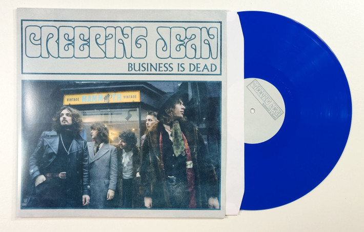 Creeping Jean 'Business Is Dead' LP Blue Vinyl