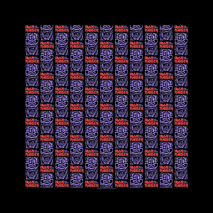 Iron Maiden 'Est 1975' (Black) Bandana