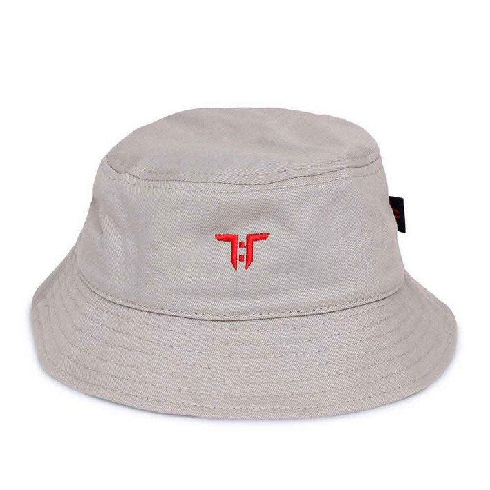 Tokyo Time 'TT Logo' (Grey) Kids Bucket Hat