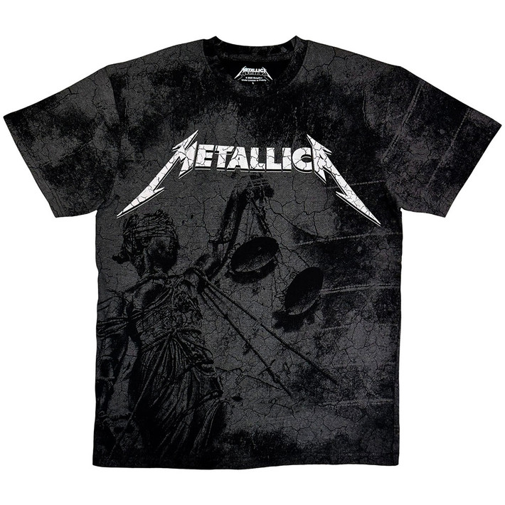 Metallica 'Justice Wash' (Black Wash) Eco T-Shirt