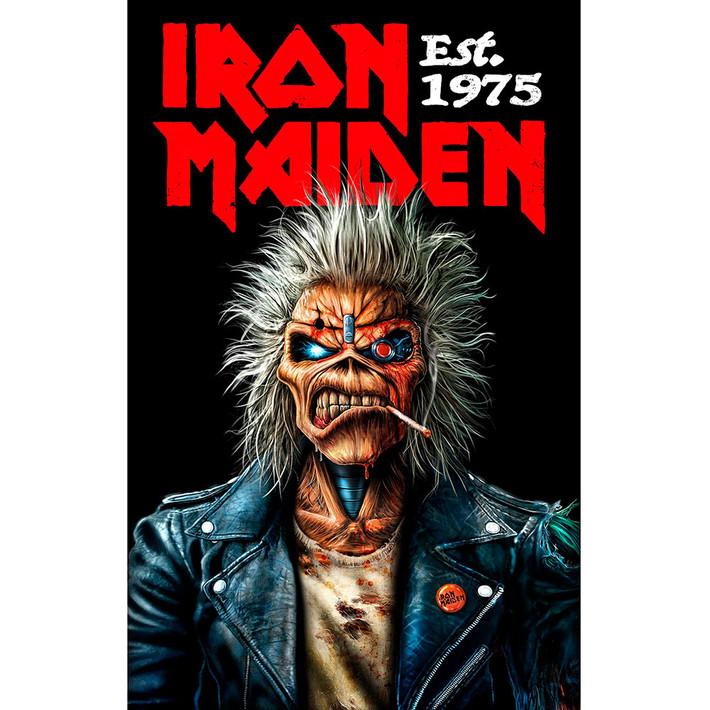Iron Maiden 'Est 1975' Textile Poster