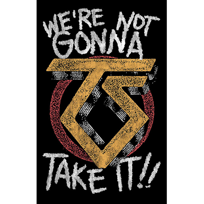 Twisted Sister 'We're Not Gonna Take It' Textile Poster