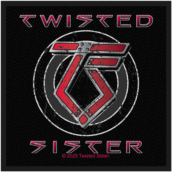 Twisted Sister 'TS Logo' Woven Patch