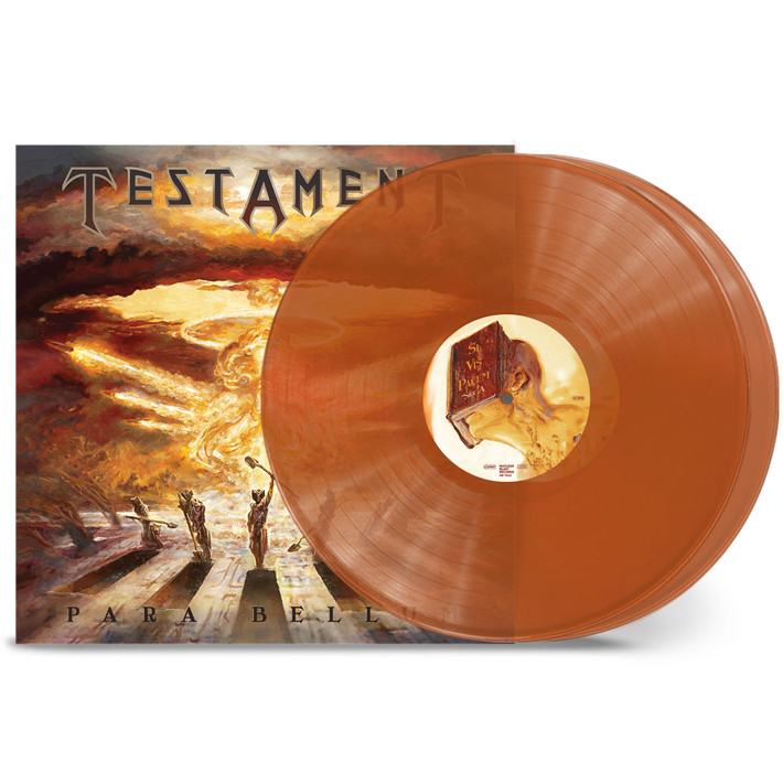 Testament 'Para Bellum' 2LP Transparent Orange Vinyl