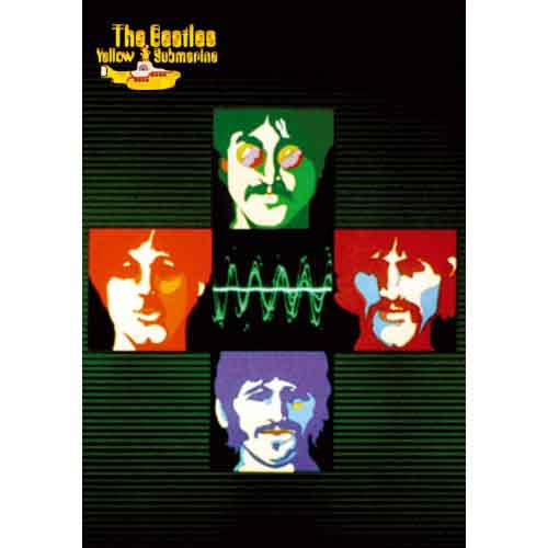 The Beatles 'Yellow Submarine Sea Of Science 1' Postcard