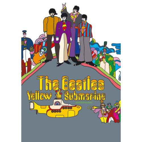 The Beatles 'Yellow Submarine Album Cover' Postcard