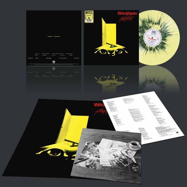 Witchfynde 'Stagefright' LP Yellow Black Splatter Vinyl