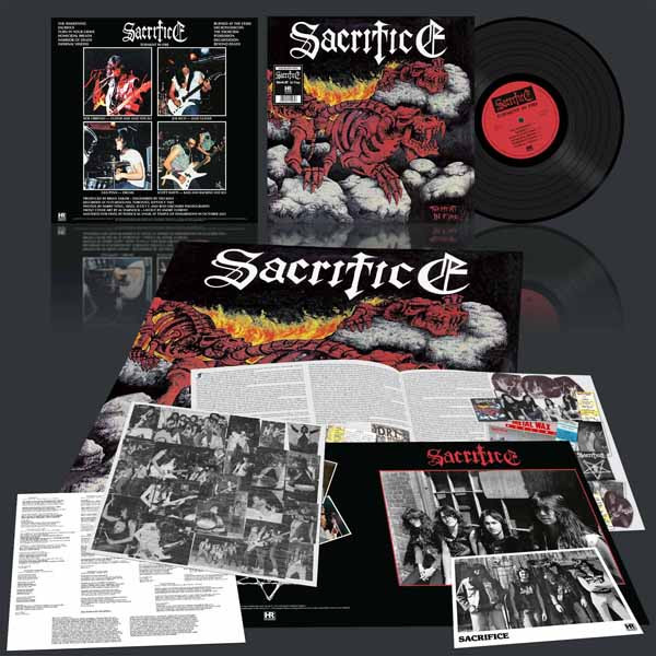 Sacrifice 'Torment In Fire' LP Black Vinyl