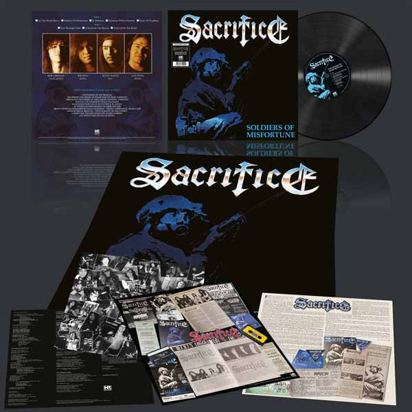 Sacrifice 'Soldiers of Misfortune' LP Black Vinyl