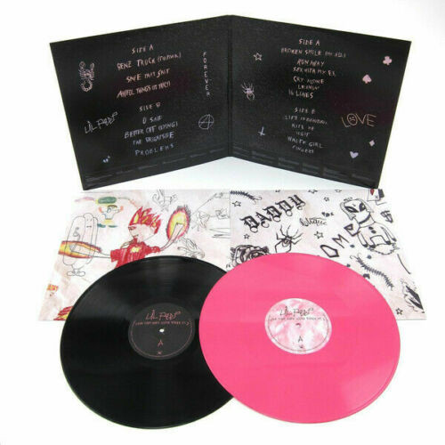 Lil Peep 'Come On Over When You're Sober' 2LP Pink Black Vinyl