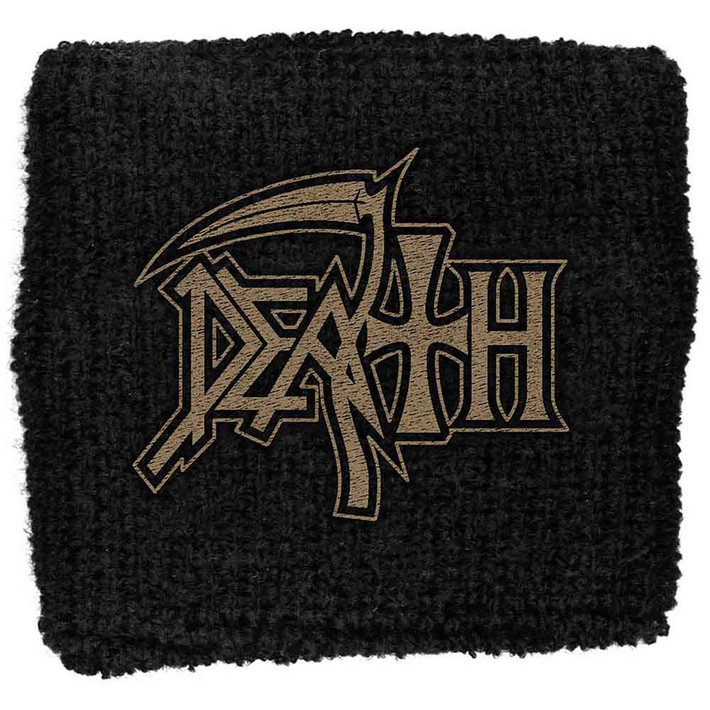 Death 'Logo' Embroidered Wristband