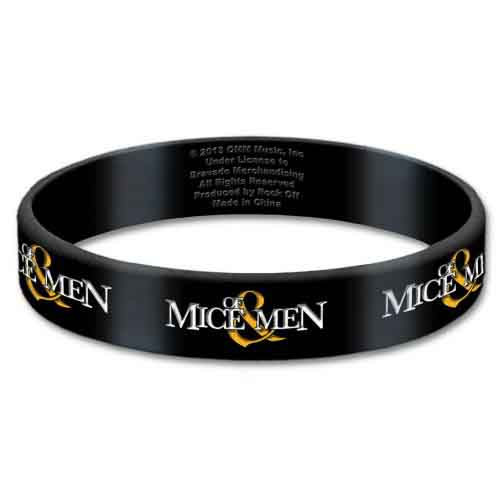 Of Mice And Men 'Logo' Gummy Wristband