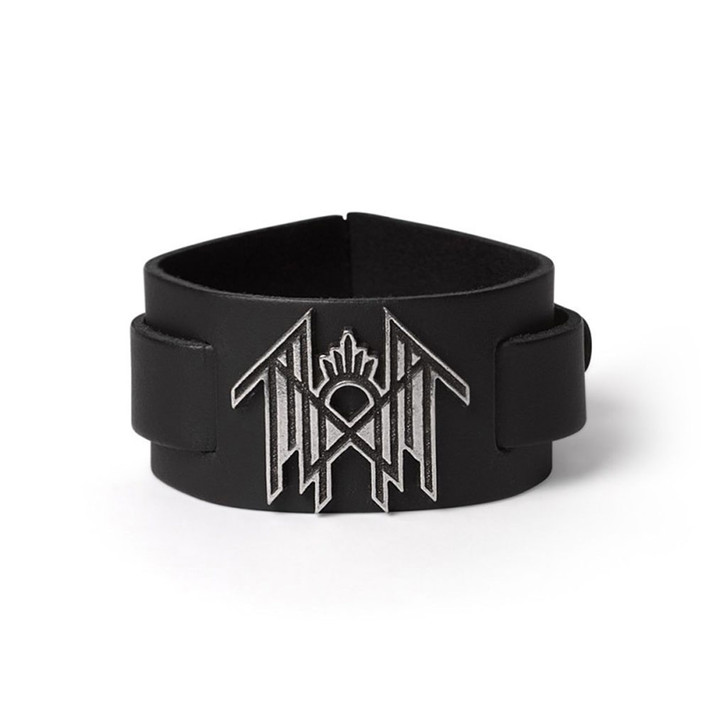Sleep Token 'Logo' Leather Wrist Strap