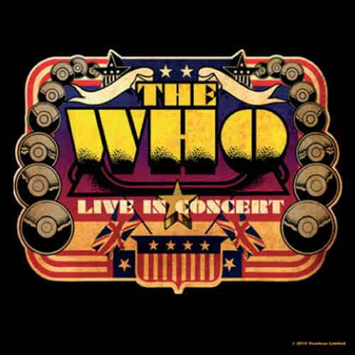 The Who 'Live In Concert' Single Cork Coaster