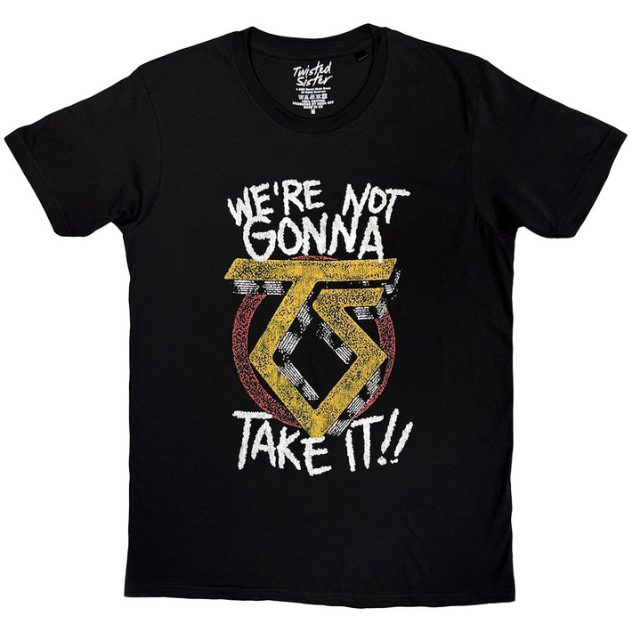 Twisted Sister 'Not Gonna Take It' (Black) T-Shirt