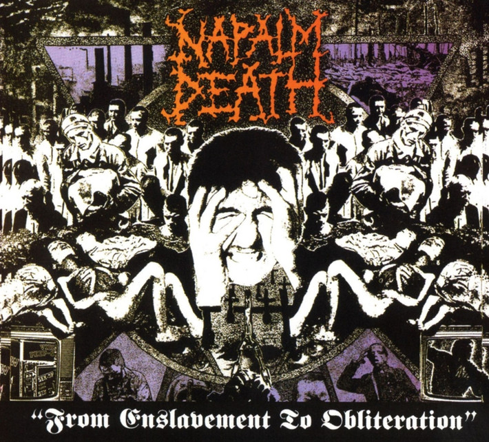 Napalm Death 'From Enslavement To Obliteration' LP Black Vinyl