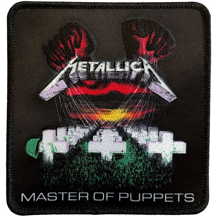 Metallica 'Master Of Puppets Classic' Iron On Woven Patch