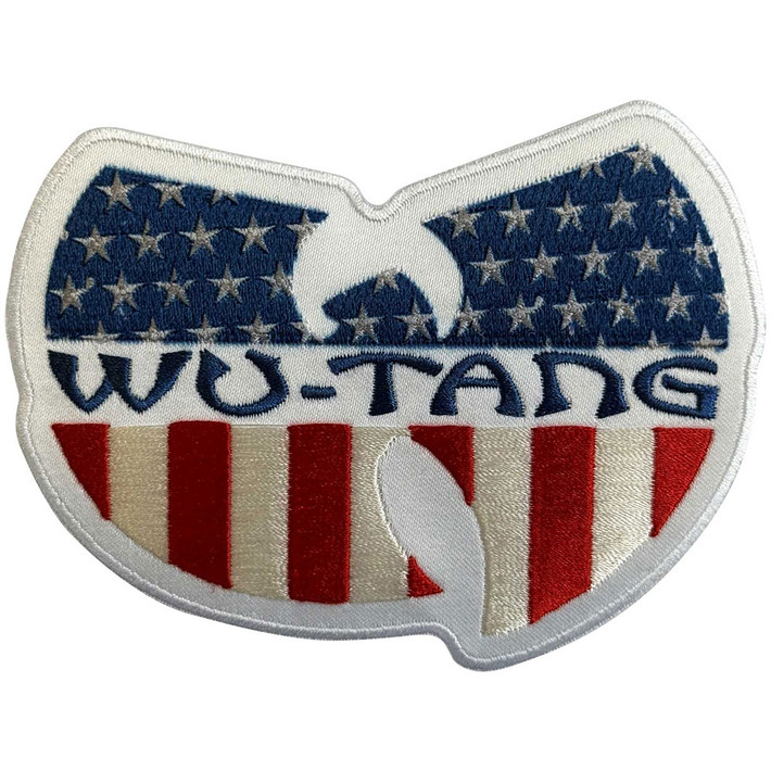 Wu-Tang Clan 'Star-spangled Logo' Iron On Woven Patch