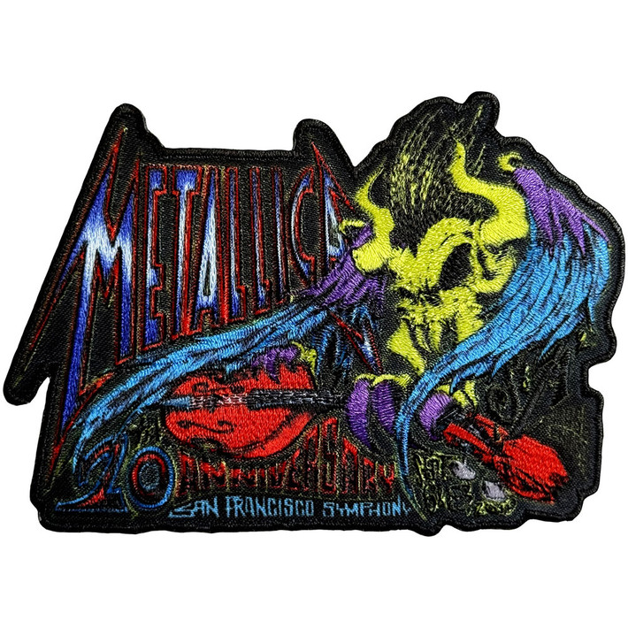 Metallica 'Fillmore S & M Poster' Iron On Woven Patch