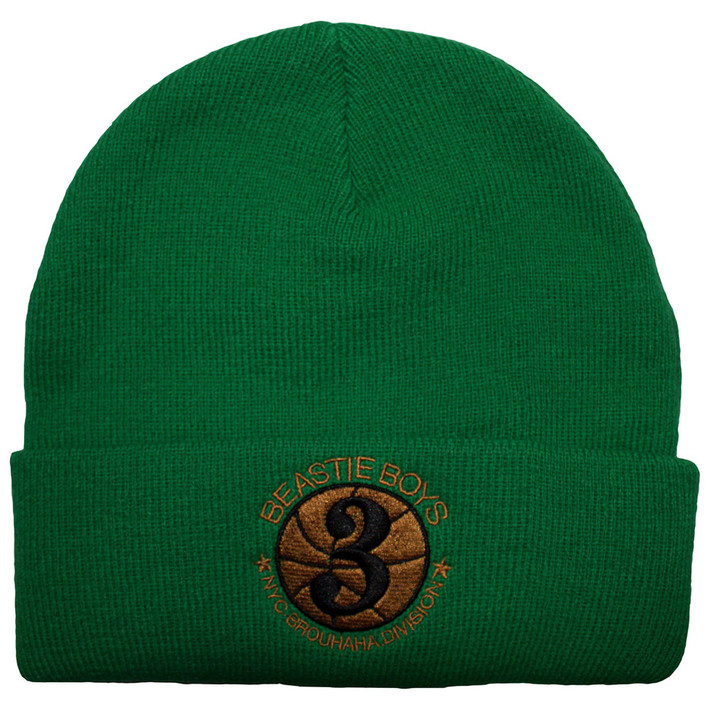 Beastie Boys 'Nyc Brouhaha Division' (Green) Beanie Hat