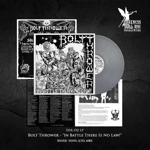 Bolt Thrower 'In Battle There Is No Law!' LP Silver Vinyl