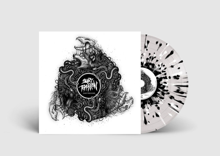Bury Tomorrow 'Earthbound' LP Clear Black White Splatter Vinyl