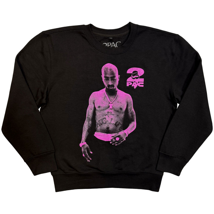 Tupac 'Thuglife Purple' (Black) Sweatshirt