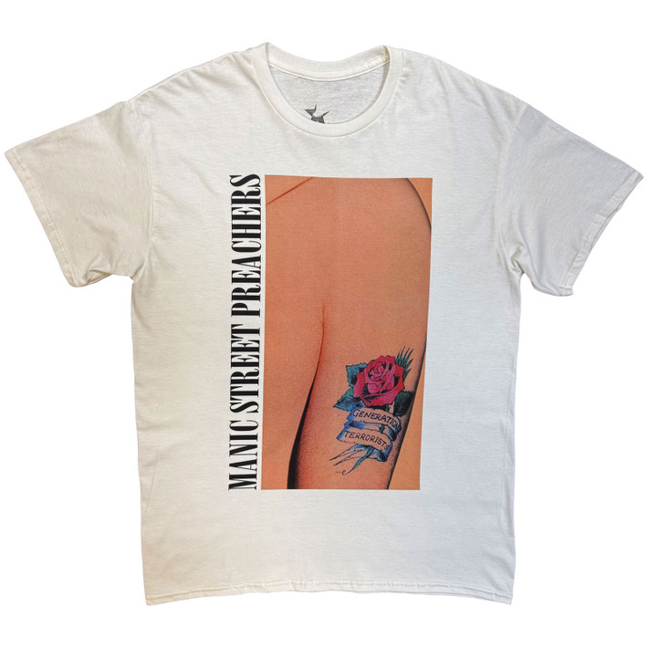 Manic Street Preachers 'Generation Terrorists' (White) T-Shirt