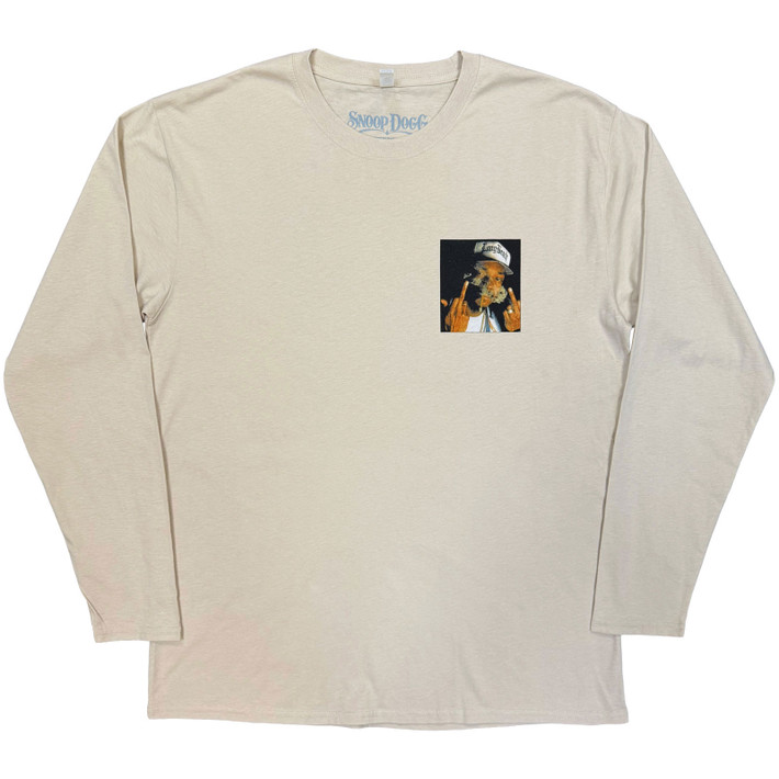 Snoop Dogg 'Middle Finger' (Neutral) Long Sleeve Shirt