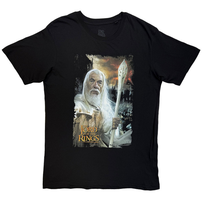 Lord Of The Rings 'Gandalf The White Homage' (Black) T-Shirt